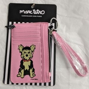 Marc Tetro Yorkie Cardholder Coin Purse - NWT